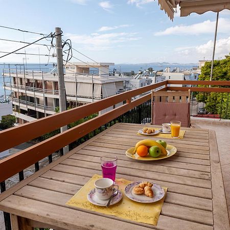 Sea View Apartment 100M From The Beach Saronida Eksteriør bilde