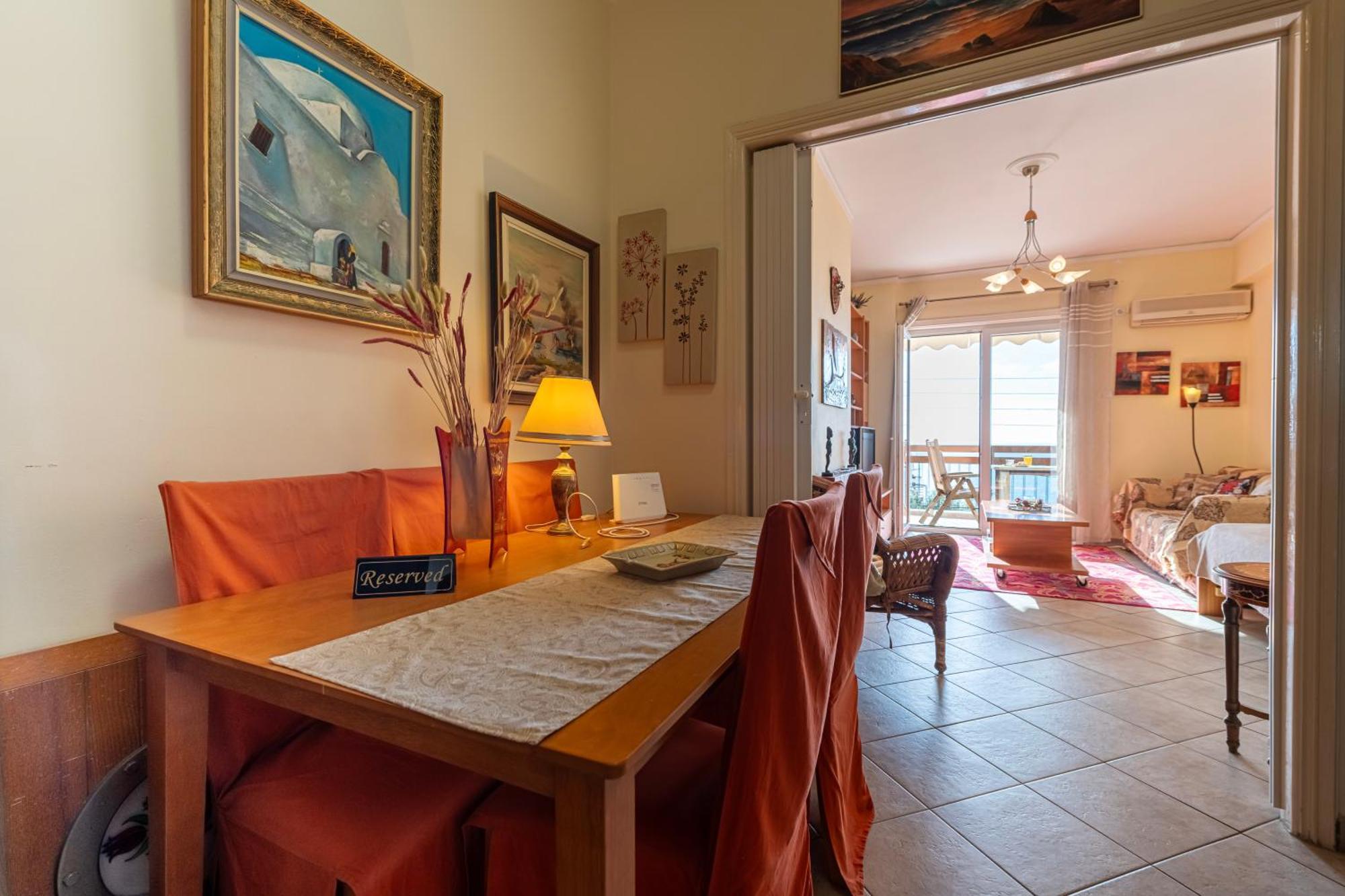 Sea View Apartment 100M From The Beach Saronida Eksteriør bilde